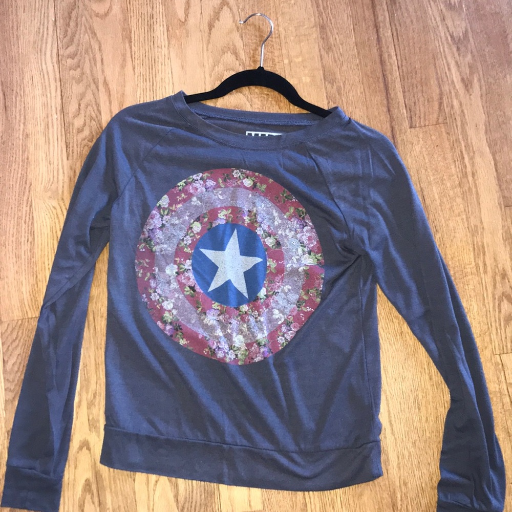 Pretty captain America graphic tee  from target